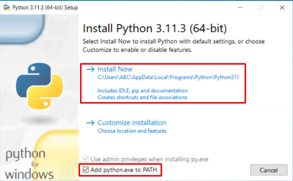 Install Python